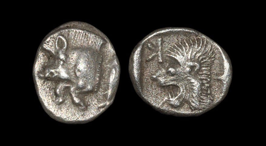 Ancient Greek Coins - Mysia - Kyzikos - Boar/Lion (1 of 1)