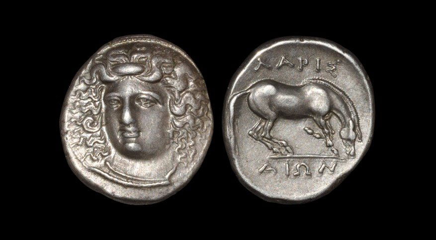 Ancient Greek Coins - Thessaly - Larissa - Horse (1 of 1)