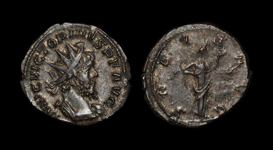 Ancient Roman Imperial Coins - Victorinus - Salus (1 of 1)