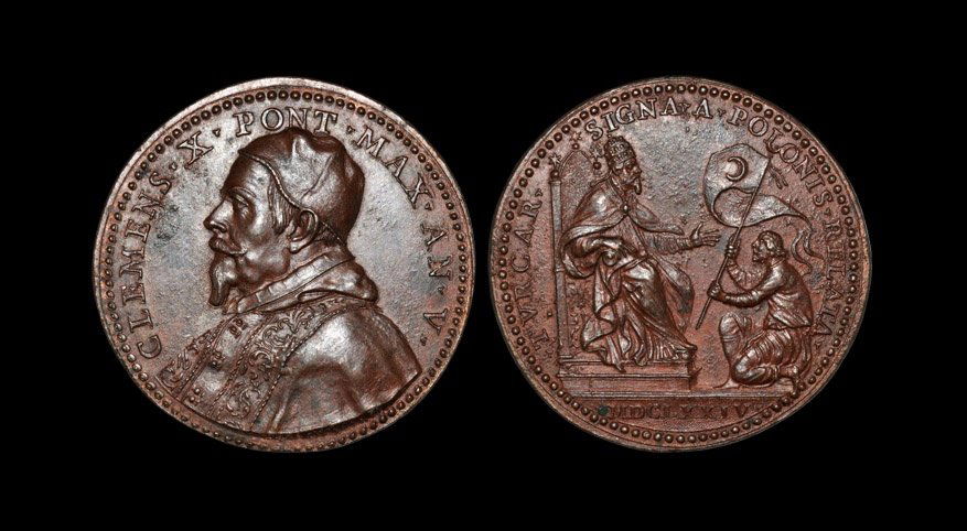 World Medals - Vatican - Clement X - 1674 - Victory of (1 of 1)