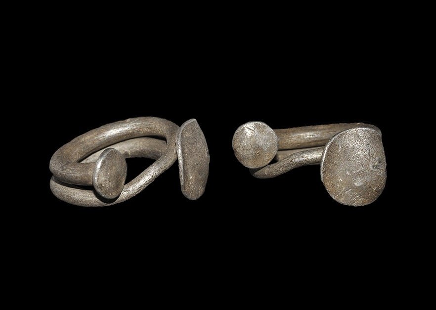 Iron Age Celtic Ring with Plate Terminals (1 of 1)
