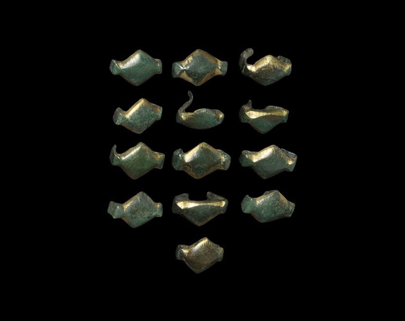 Viking Gilt Belt Mount Set (1 of 1)