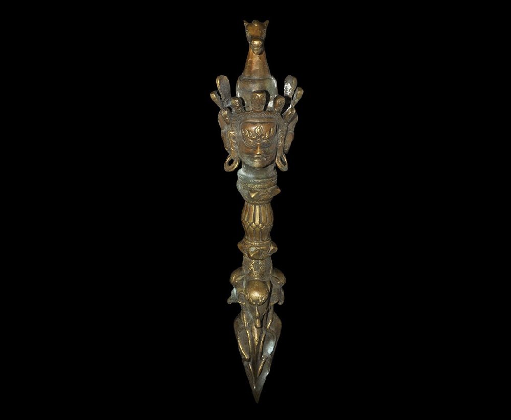 Tibetan Style Purba Ceremonial Spike (1 of 1)