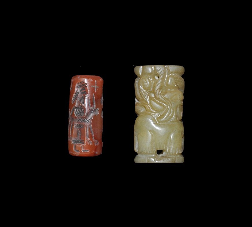 Western Asiatic Style Cylinder Seal Group (1 of 1)