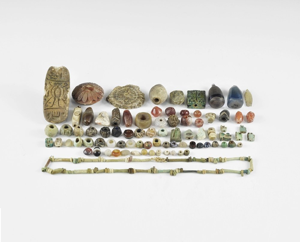 Egyptian Amulet and Bead Group (1 of 1)