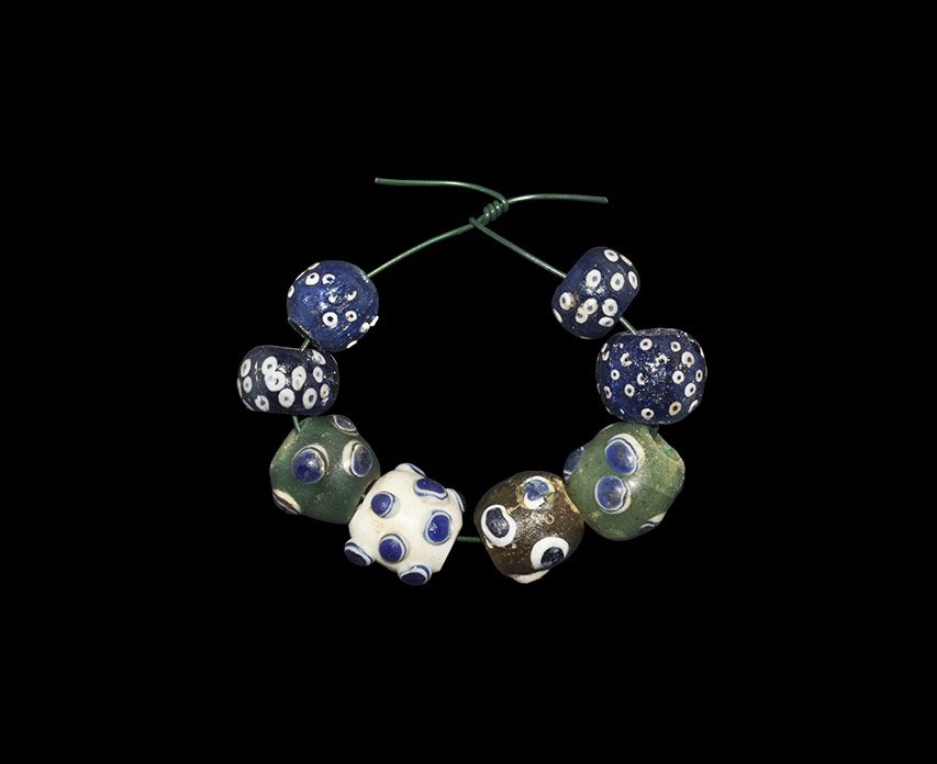 Roman Eye Bead Group (1 of 1)