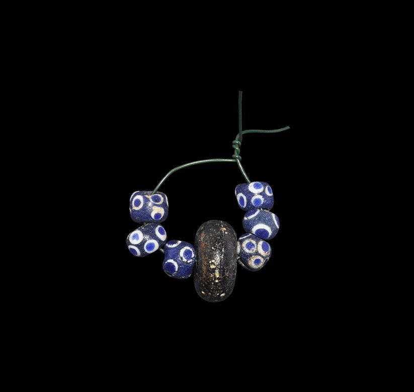 Roman Eye Bead Group (1 of 1)