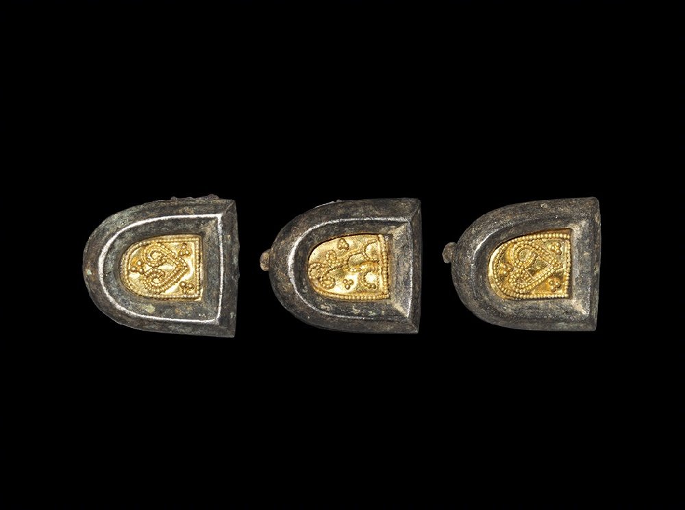 Byzantine Belt Mount Group with Gold Filigree Inserts (1 of 1)