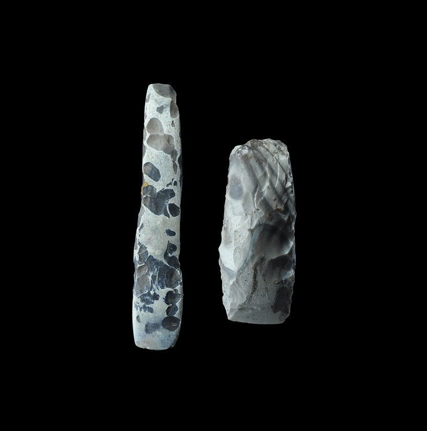 Stone Age Polished Axe and Chisel Group (1 of 1)