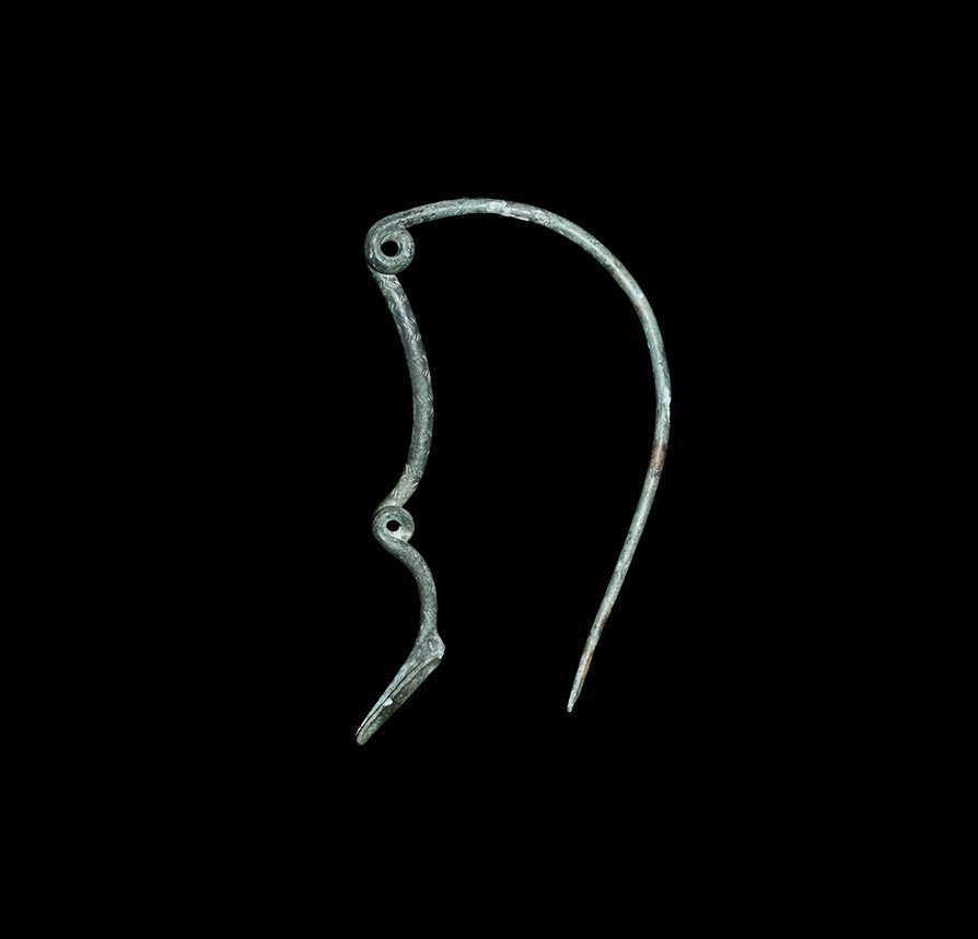 Bronze Age Large Decorated Fibula (1 of 1)