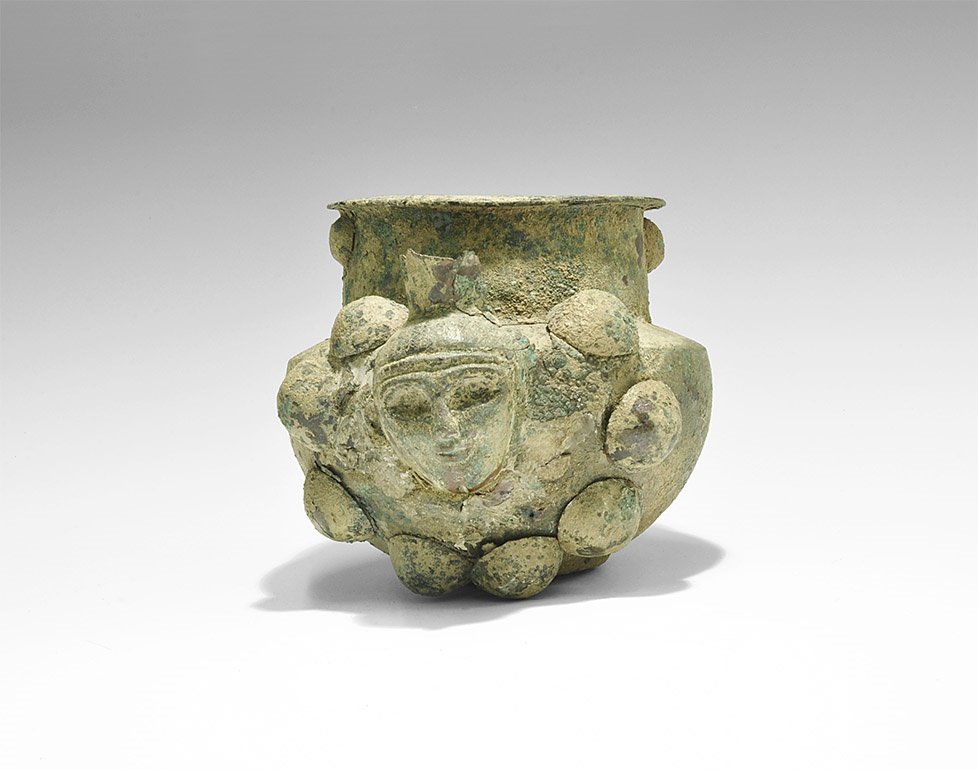 Western Asiatic Luristan Jar with Face (1 of 1)
