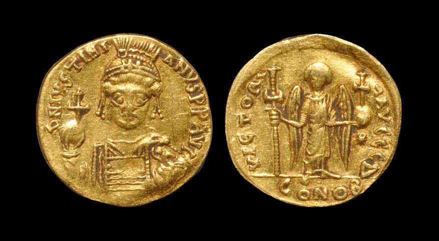 Ancient Byzantine Coins - Justinian I - Gold (1 of 1)
