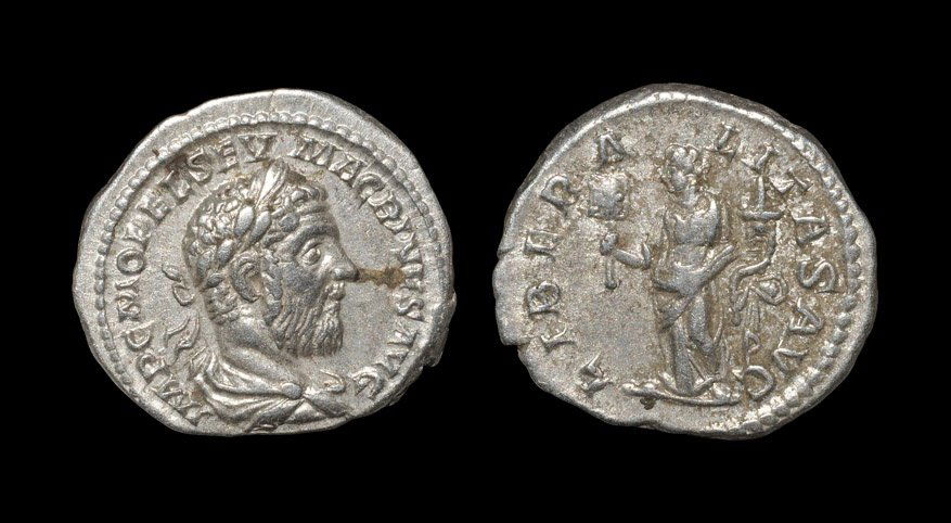 Ancient Roman Imperial Coins - Macrinus - Liberalitas (1 of 1)