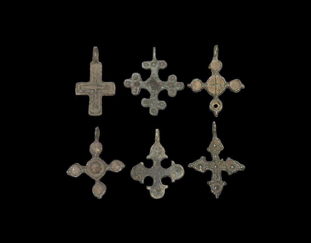 Byzantine Cross Pendant Group (1 of 1)