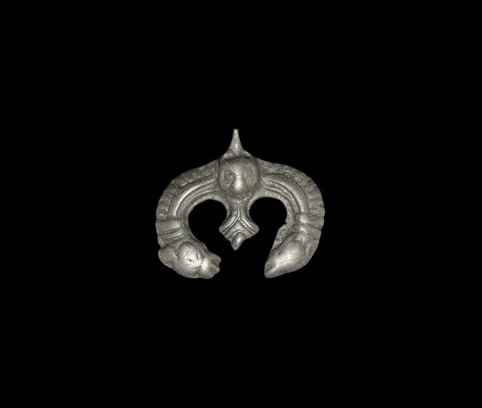 Viking Pendant with Beast-Heads and Mask (1 of 1)