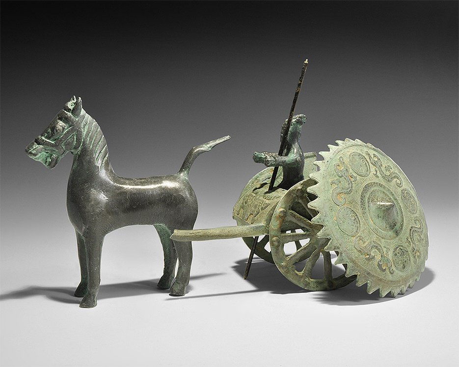 Chinese Horse-Drawn Chariot Model (1 of 1)