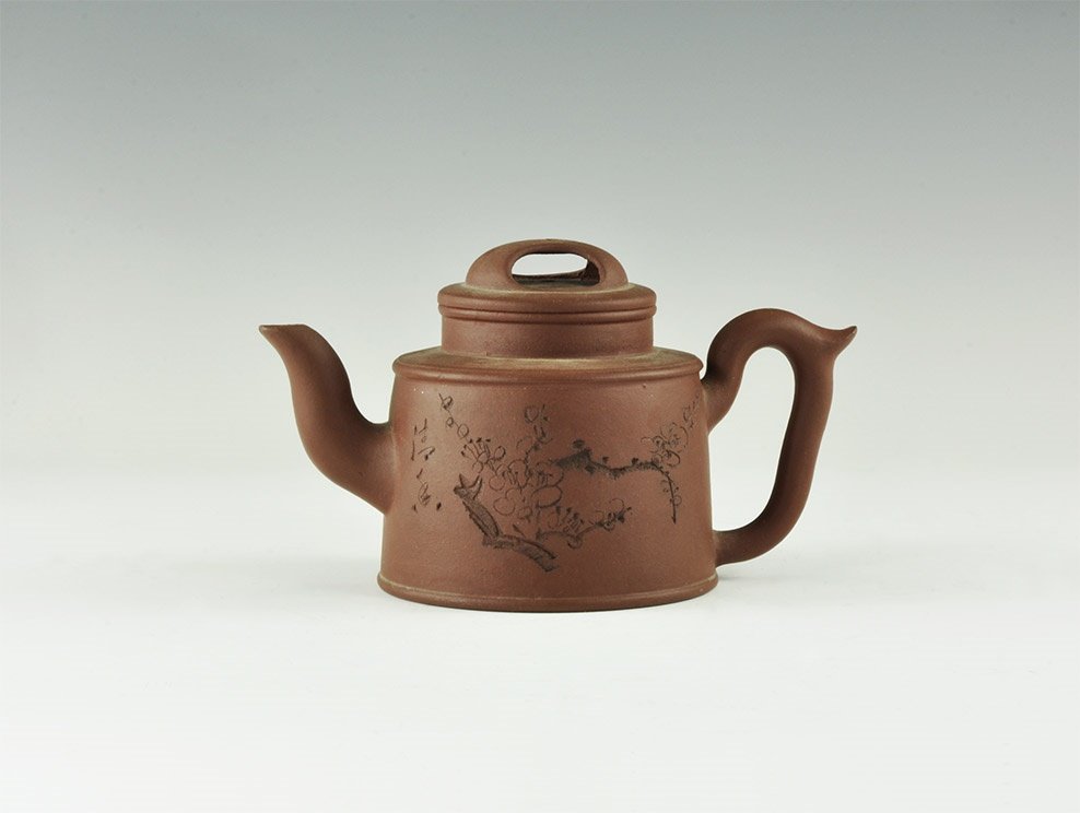 Vintage Japanese Redware Teapot (1 of 1)