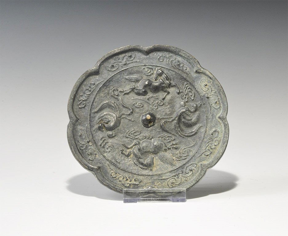 Chinese Mirror with Horses and Birds (1 of 1)