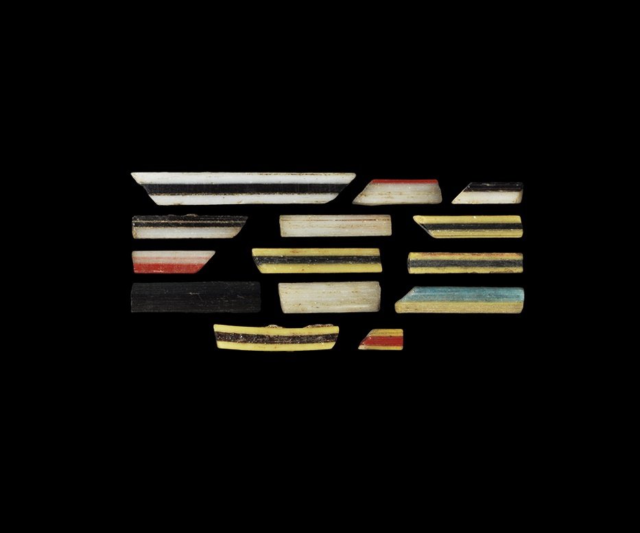 Egyptian Polychrome Glass Inlay Group (1 of 1)