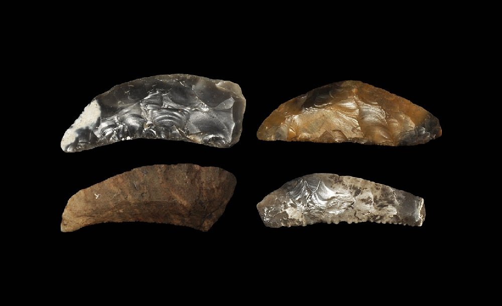 Stone Age Knapped Sickle-Knife Group (1 of 1)