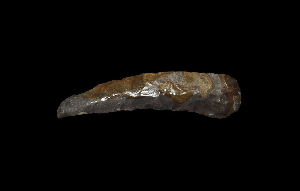 Stone Age Scandinavian Knapped Sickle-Knife (1 of 1)