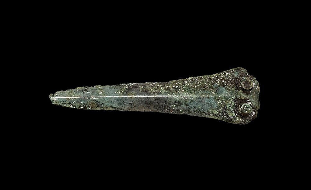 Bronze Age Rivetted Dagger (1 of 1)