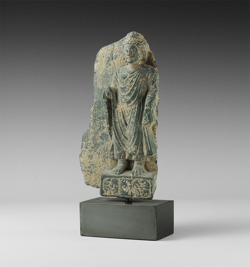 Gandharan Standing Buddha Plaque (1 of 1)