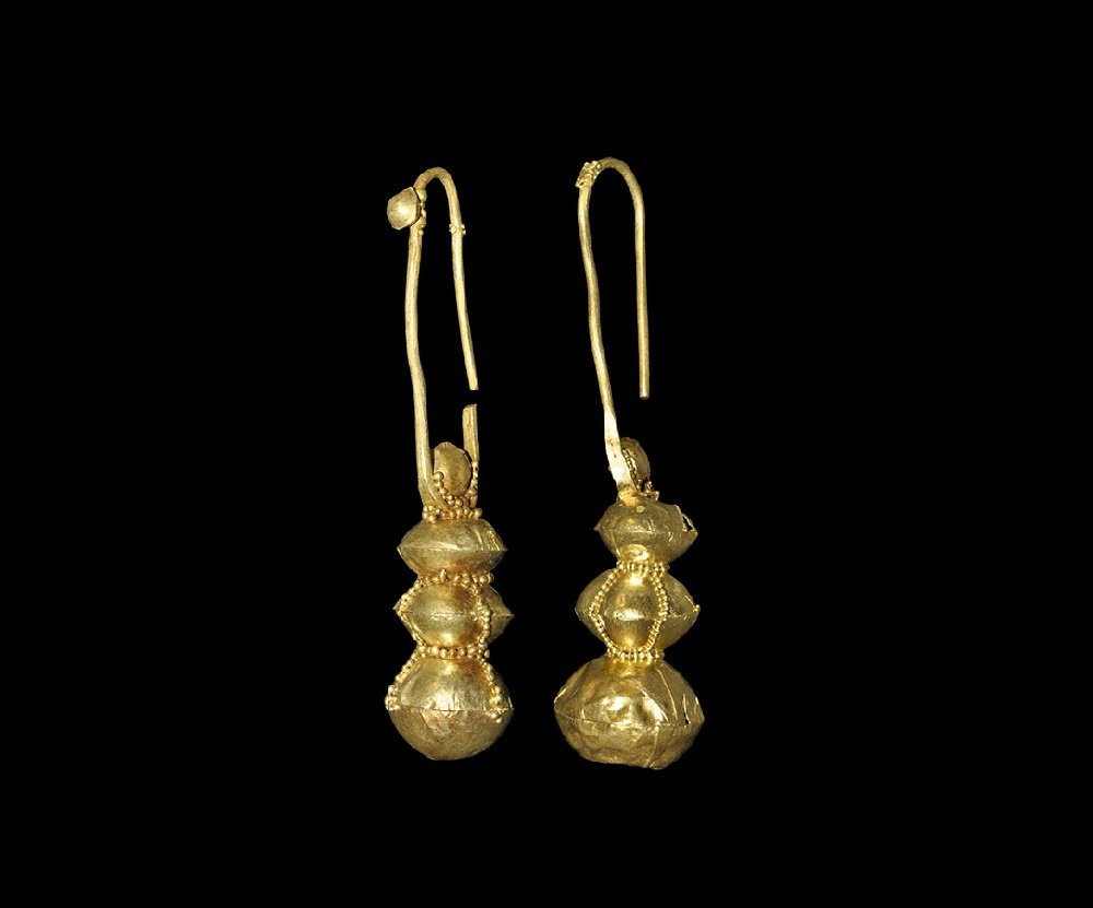 Byzantine Gold Earring or Adornment Pair (1 of 1)