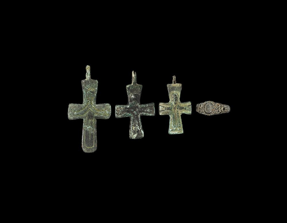 Byzantine Cross Pendant and Ring Group (1 of 1)