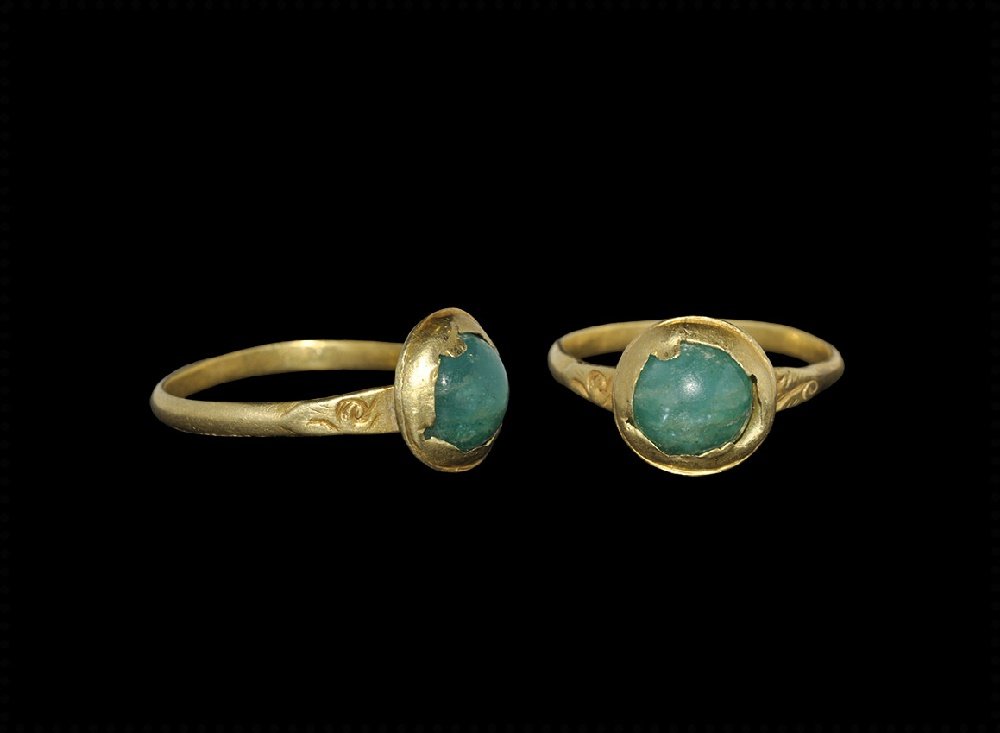 Medieval Gold Ring with Opal (1 of 1)
