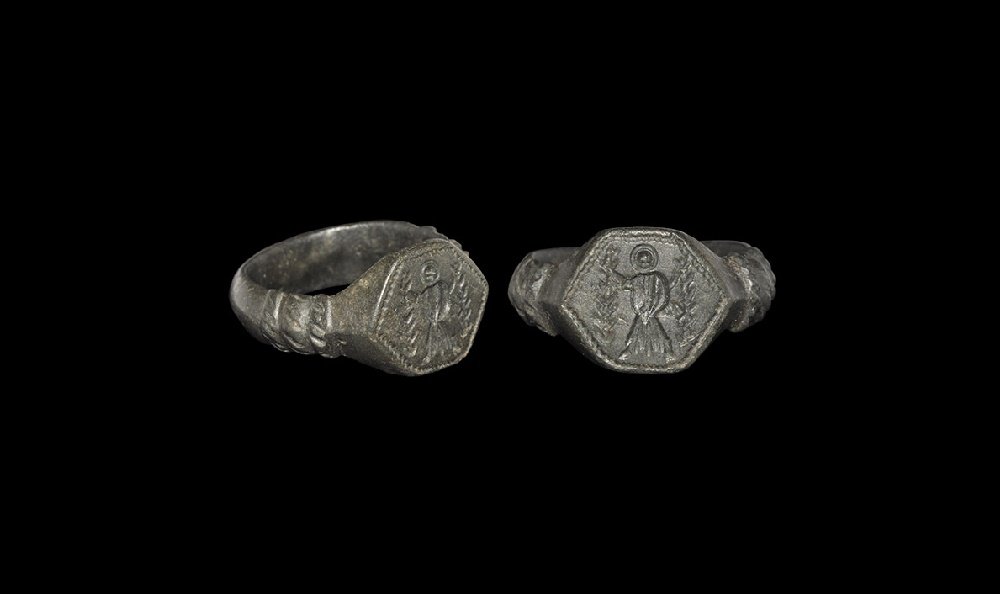 Byzantine Ring with Saint (1 of 1)
