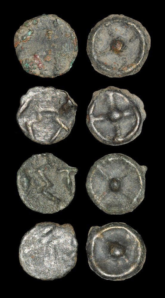 Ancient Greek Coins - Thrace - Istros - Potin Wheel (1 of 1)