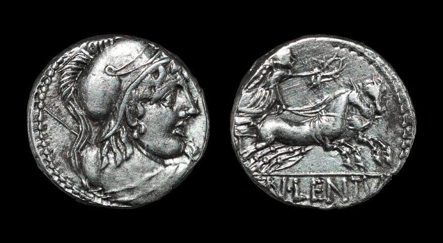 Ancient Roman Republic Coins - Cn. Lentulus Clodianus - (1 of 1)