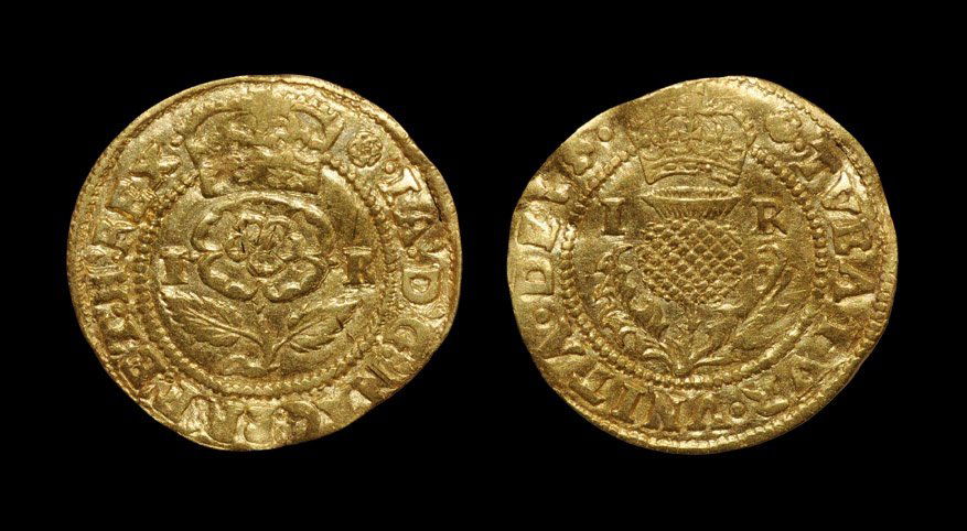 English Stuart Coins - James I - Gold Thistle Crown (1 of 1)
