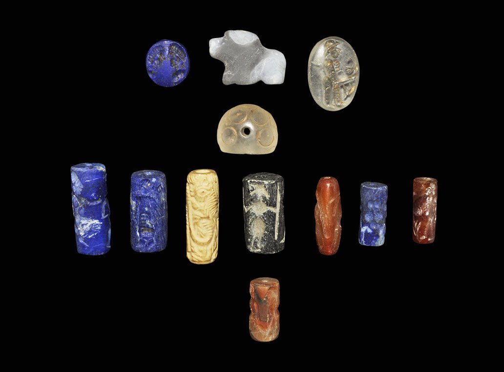 Western Asiatic Style Stone Seal Group (1 of 1)