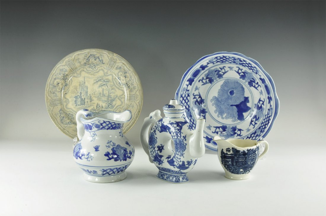 Vintage Blue and White Ceramic Set (1 of 1)