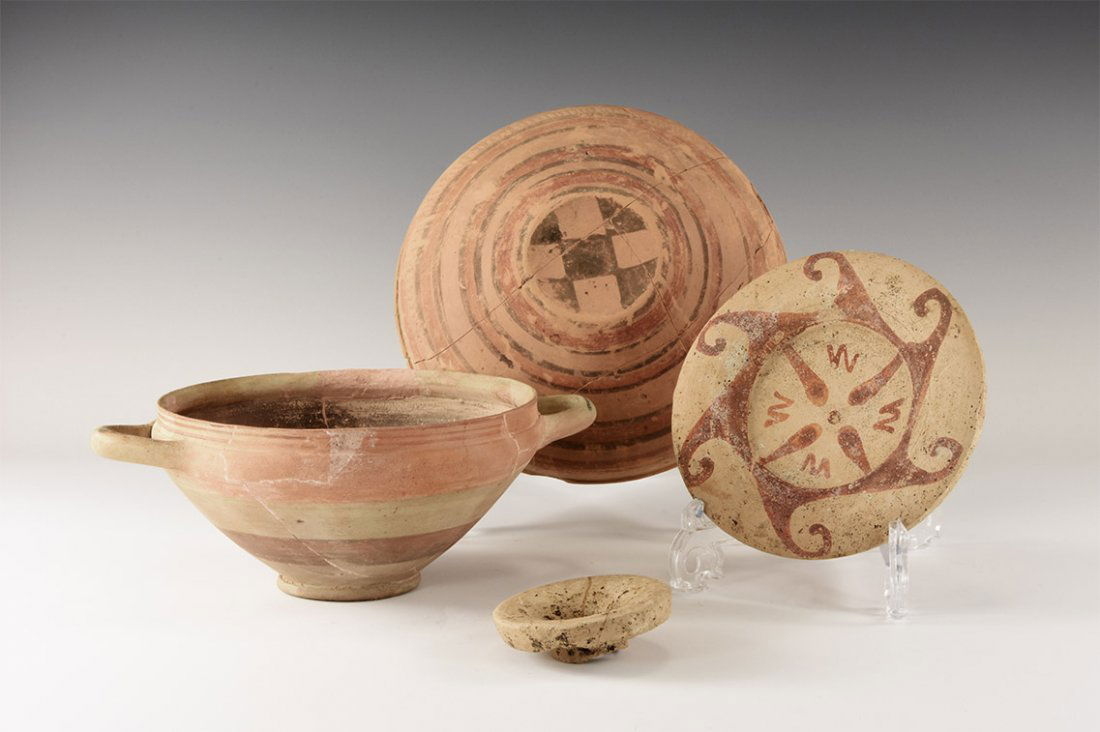 Greek Painted Pottery Group (1 of 1)