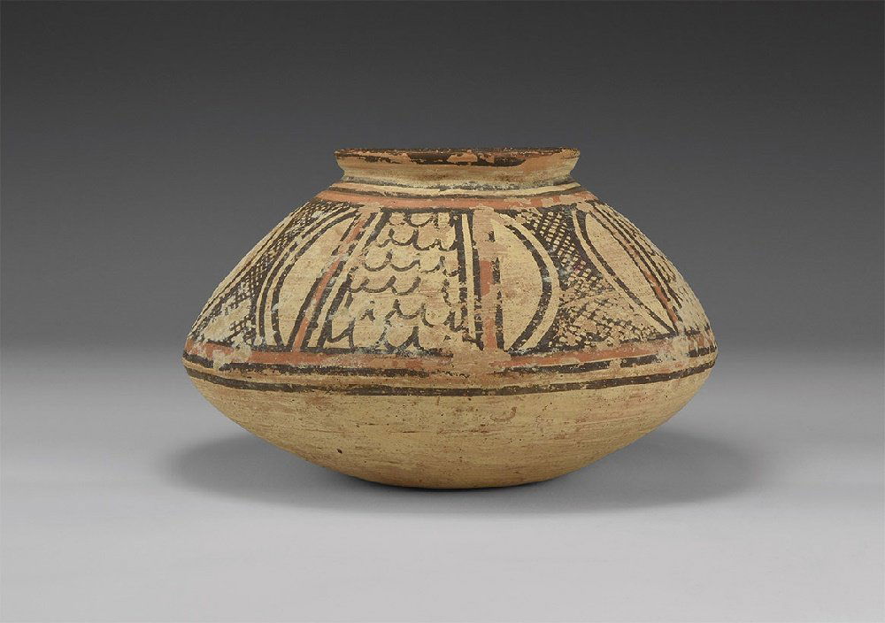 Indus Valley Polychrome Storage Bowl (1 of 1)