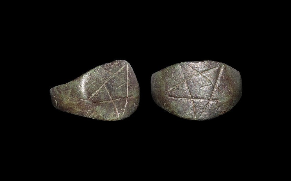 Medieval Ring with Pentagram (1 of 1)
