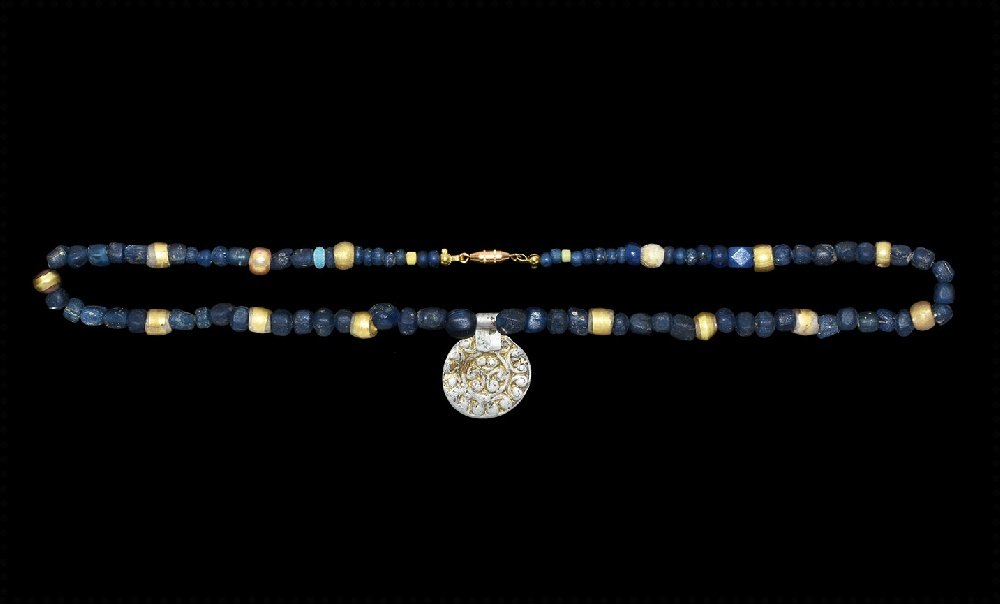 Viking Necklace with Gilt Pendant (1 of 1)