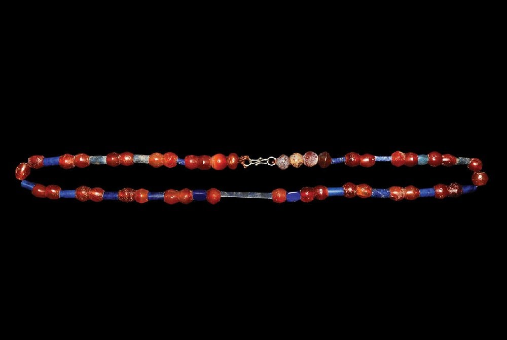 Western Asiatic Parthian Bead Necklace (1 of 1)
