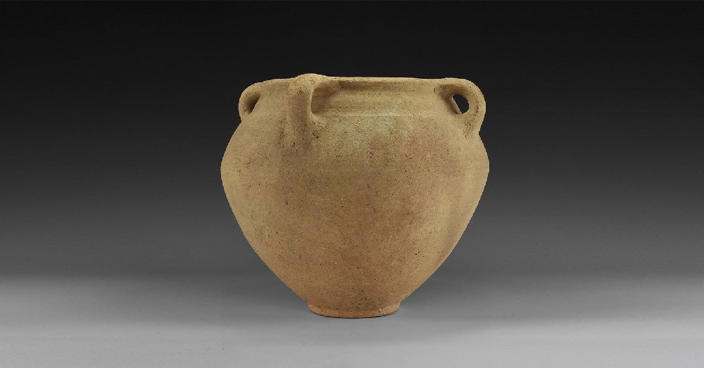 Western Asiatic Canaanite Four-Handled Krater (1 of 1)