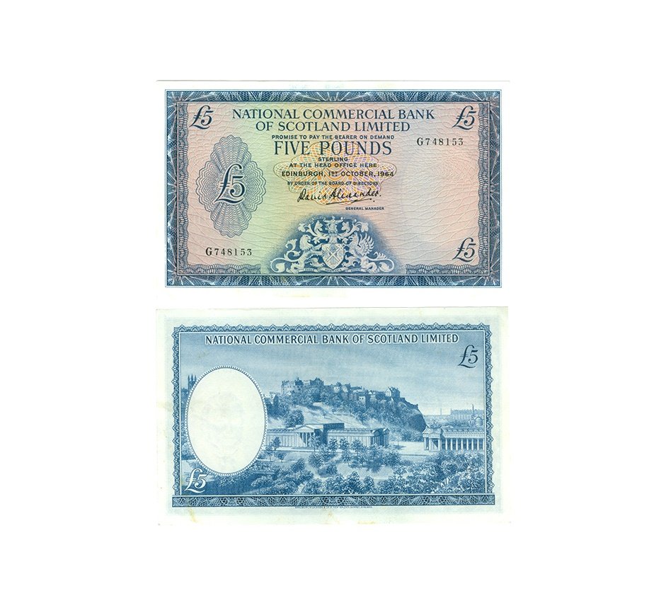British Banknotes - Scotland - National Commercial Bank (1 of 1)