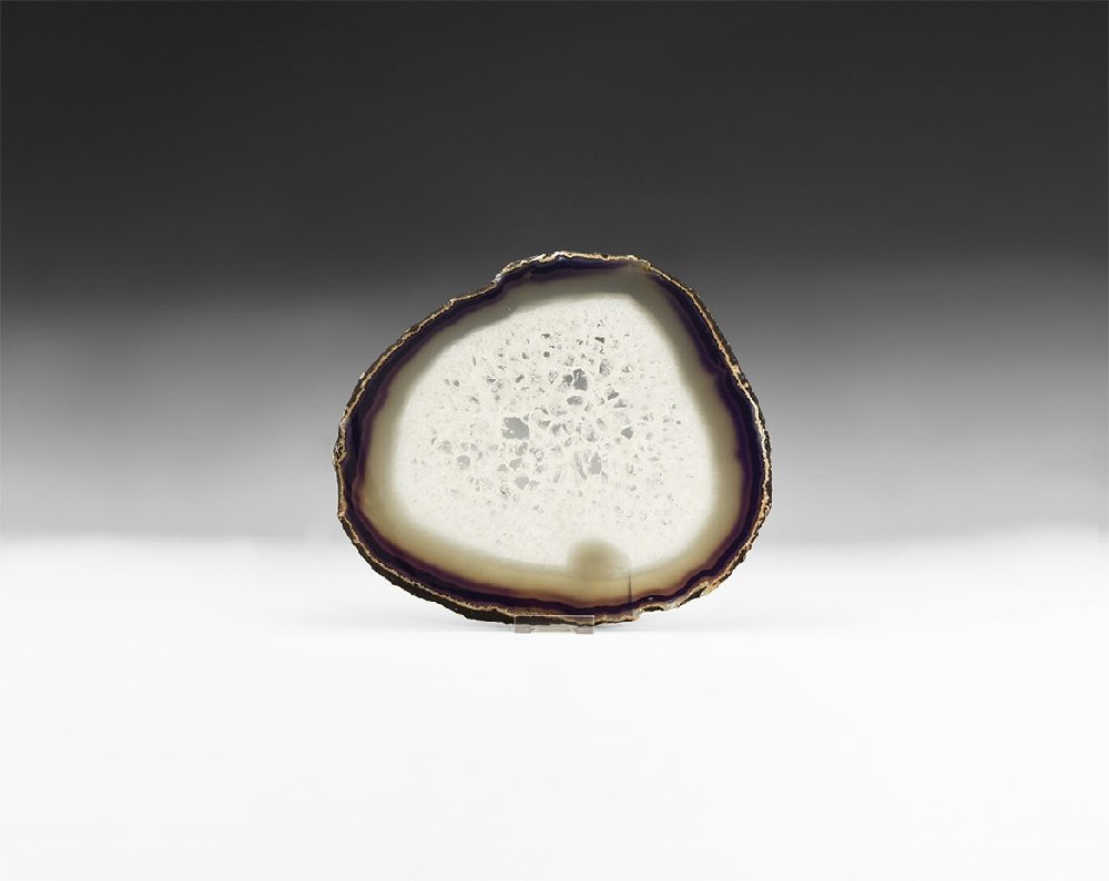 Natural History - Giant Crystalline Blue Agate Polished (1 of 1)