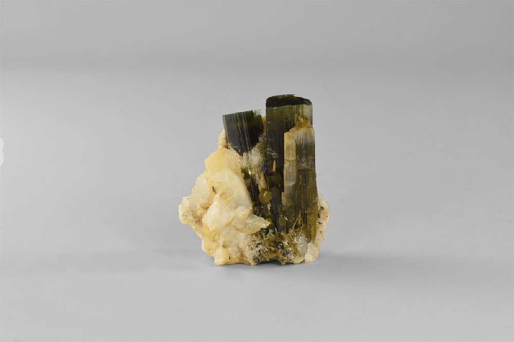 Natural History - Tourmaline and Albite Mineral (1 of 1)