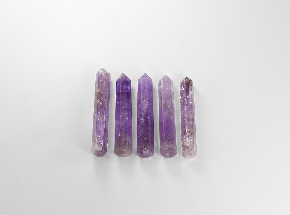 Natural History - Polished Amethyst Obelisk Set (1 of 1)
