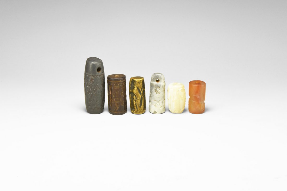 Western Asiatic Style Cylinder Seal Group (1 of 1)