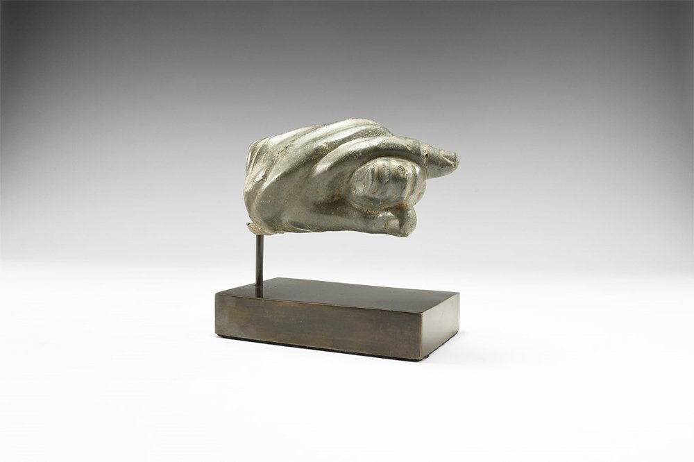 Roman Statue Hand with Mappa (1 of 1)