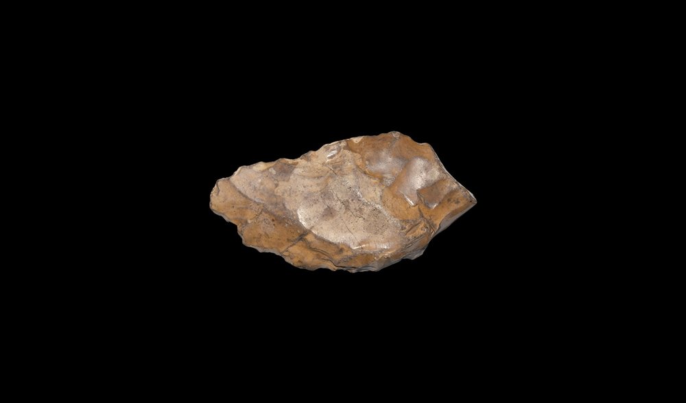 Stone Age British Knapped Handaxe (1 of 1)