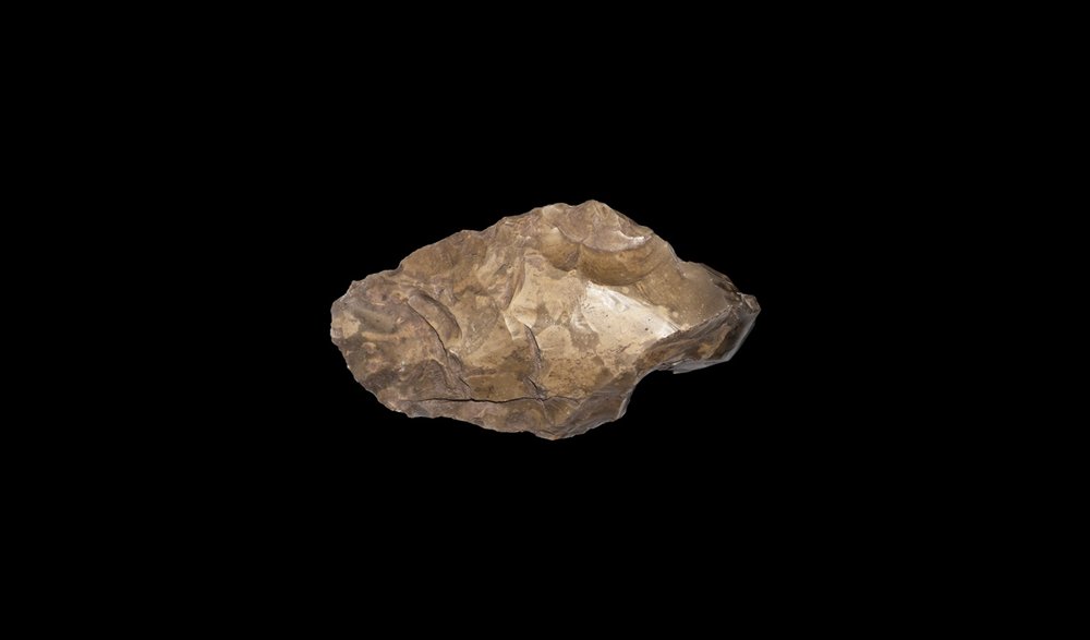 Stone Age British Knapped Handaxe (1 of 1)